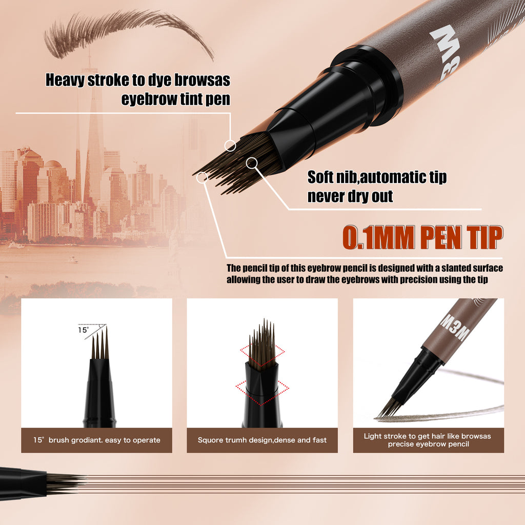 Waterproof Dual-Ended Eyebrow Pencil
